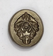 Vintage Bronze Jewelry Die Mold/Mould India Hand Engraved For Jewellery Making