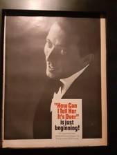 Andy Williams How Can I Tell Her It's Over Rare Original Promo Poster Ad Framed!