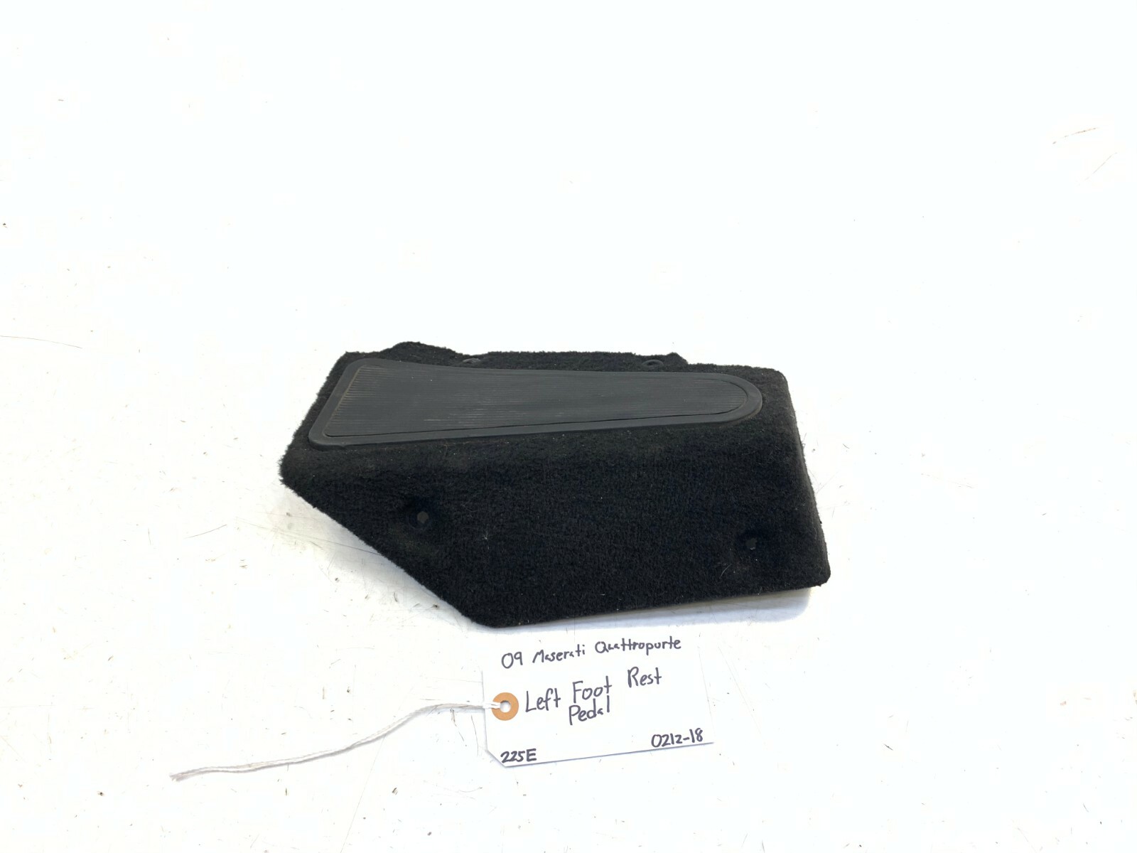 08 09 10 11 12 MASERATI QUATTROPORTE LEFT FOOT REST PEDAL OEM 67644900