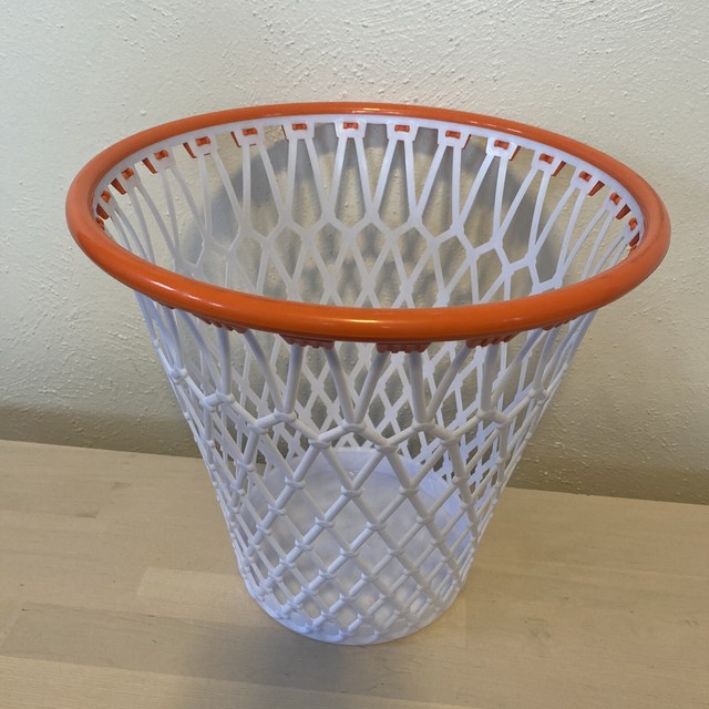 Spalding Basketball Net Design Waste Basket Gift Trash Can Kids Dorm