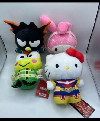 Badtz-Maru, Keroppi, My Melody & Hello Kitty 9  Plush My Hero Academia -Set Of 4