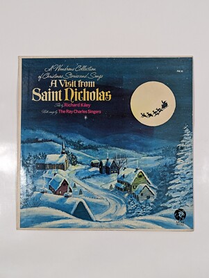 A Visit From St. Nicholas told by Richard Kiley MGM 33 RPM LP Vinyl Record 1967