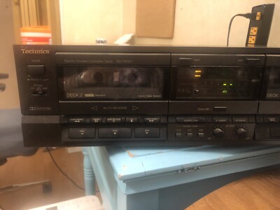 Technics RS-TR157 Dual Stereo Dual Cassette Deck Tape Player works