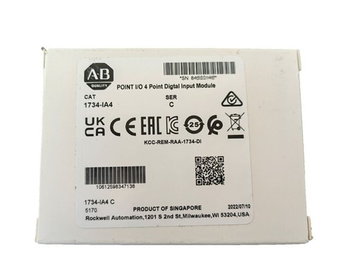 Nuevo módulo de entrada digital de 4 puntos sellado de fábrica AB 1734-IA4 SER C POINT I/O - Imagen 1 de 1