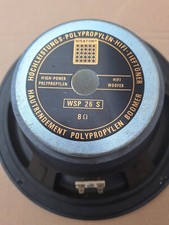 Visaton WSP 26 S 8 Ohm Woofer Subwoofer Tieftöner Lautsprecher DEFEKT