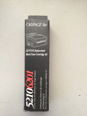 Okidata Toner Cartridge 52106201 Black-Okipage 4w, Okifax 4100, Okioffice 44