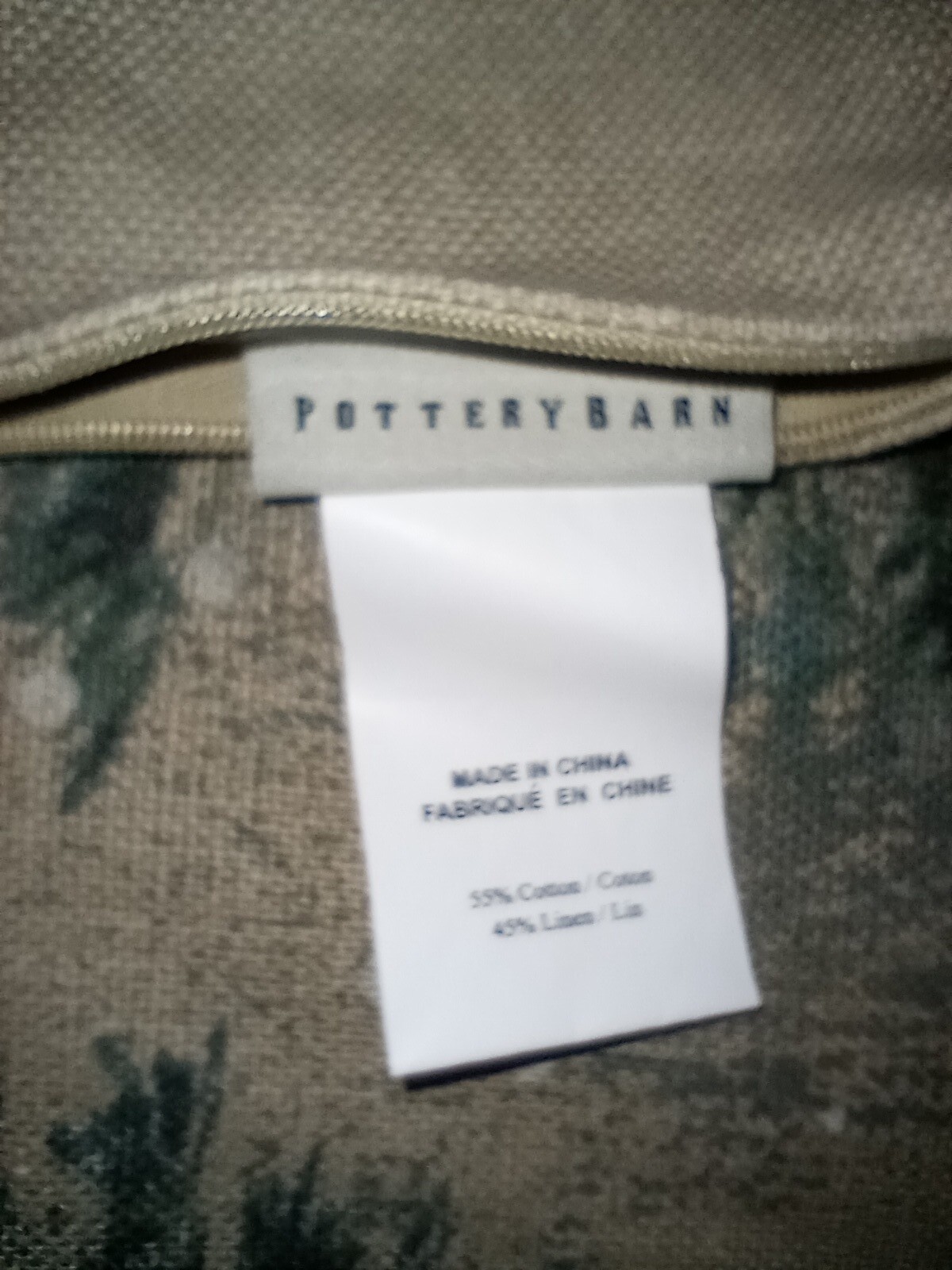 POTTERY BARN DEER in SNOW Holiday PILLOW COVER 20" x 20" Winter GUC eBay