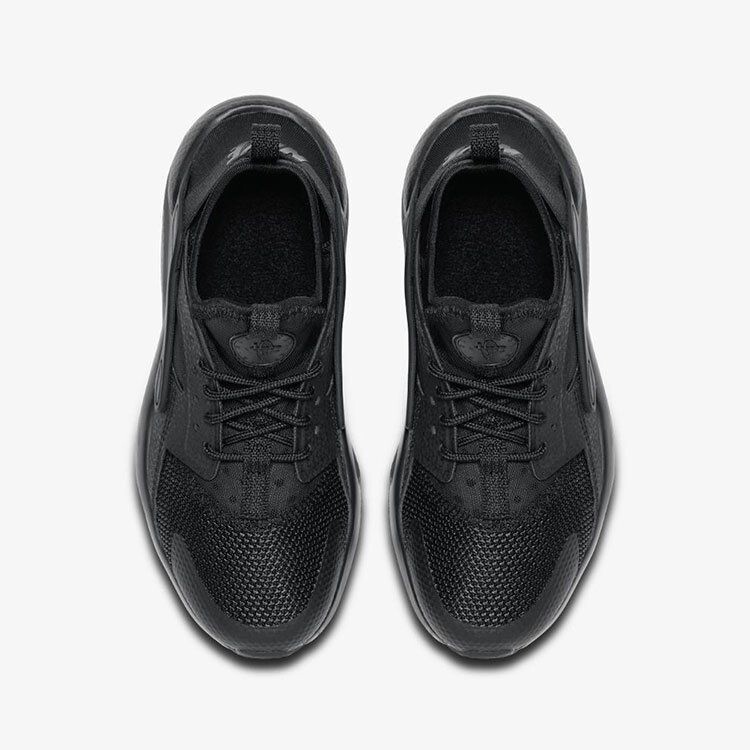 black huaraches junior size 4