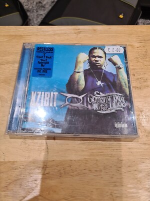 Restless by Xzibit (CD, 2000). Erick Sermon, Snoop,KRS 1,Dr Dre, West Coast Rap 