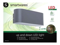 Led Fassadenleuchte Alu Up / Down Hauswandbeleuchtung AußEn IP44 Haus Wandlampe