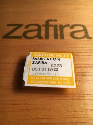 ZAFIRA SAPHIR 5228 / PLATINE DISQUE VINYLE / BSR ST 19/22 - Photo 1/3