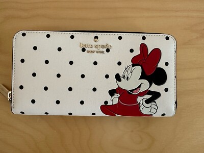 Kate Spade Minnie Mouse Large Continental Wallet Disney