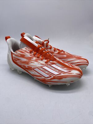 adidas Adizero Cleats White Team Orange 2022 Mens Size 11 GZ6913