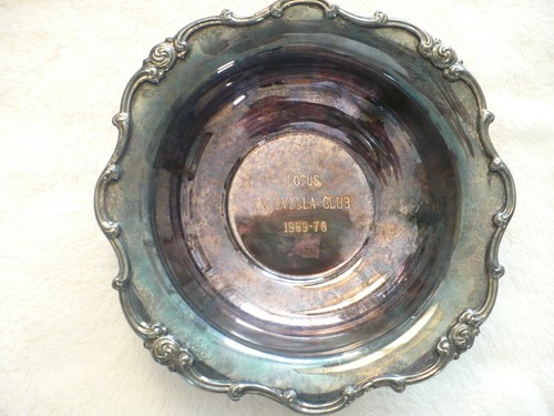 83A- LOTUS NOUVELLA CLUB 1969-70 SILVERPLATE AWARD - Picture 2 of 10
