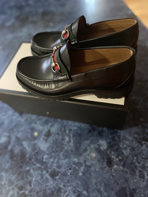gucci loafers silver bit