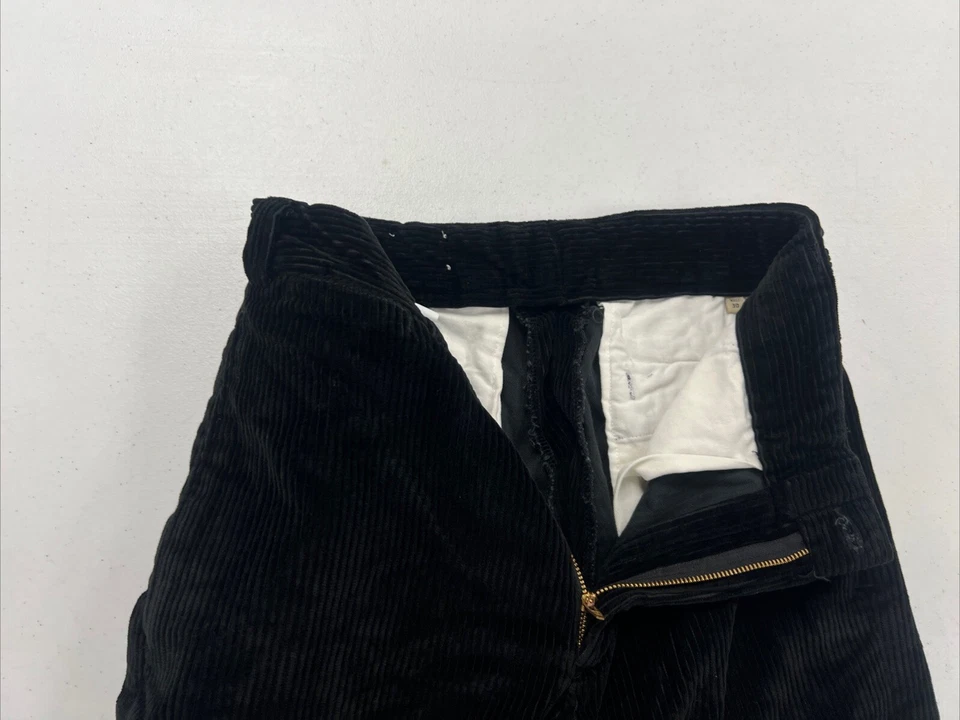 FALL/WINTER NEW Bill's Khakis Men's Black Cotton Corduroy Pants 27 WAIST $175 - Image 4 of 4