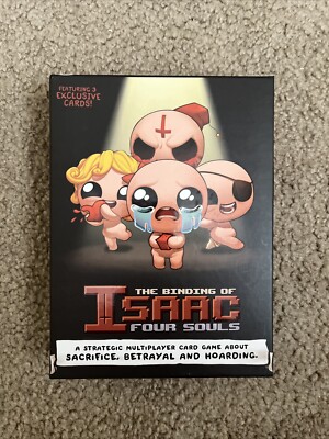 The Binding Of Isaac Four Souls Card Game 100% Complete With 3 Exclusive Cards