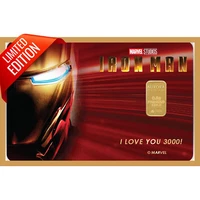 Ironman Limited Edition Gold Bar 0.5gram 999.9 24K Freeship