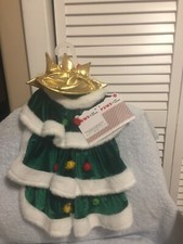 Holiday Christmas Tree With Hat Pet Dog Costume New With Tag Size Small