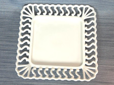 Vintage Art Deco Glossy Glass Porcelain Glass Tray Dish (Thanksgiving Christmas)