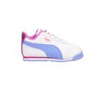 Puma Roma Glitz Glam Slip On Toddler Girls Purple, White Sneakers Casual Shoes