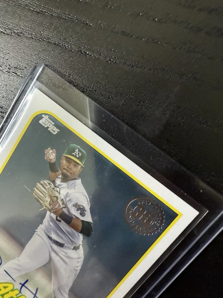 2024 Topps Update #89AU-DAH Darell Hernaiz RC 1989 Topps On-Card Auto As Rookie - Image 4 of 4