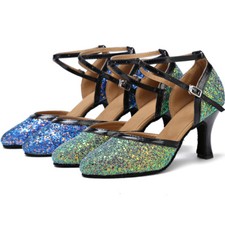 Ballroom Latin Dance Shoes Women Tango Modern Jazz Salsa Suede Sole Heels Shoes