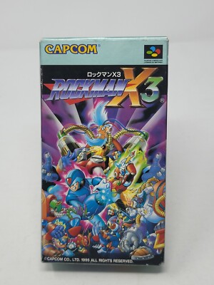 Rockman X3 Nintendo Super Famicom Boxed SFC Japan Capcom