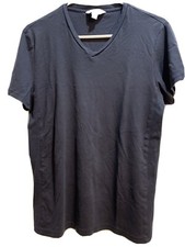 calvin klein women  s Body Fit Black V Neck Short Sleeves T-shirt Size Large