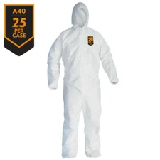KLEENGUARD A40 Liquid & Particle Protection Medium Coveralls 25 per case