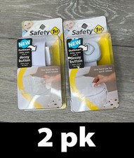 2pk Safety 1st OutSmart Toilet Lock One Hand Use Quick Release, White