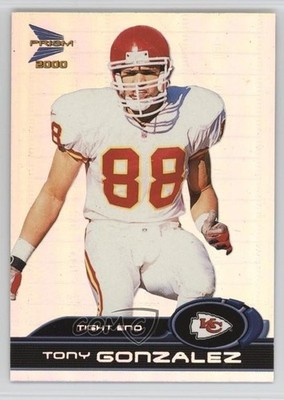2000 Prism Prospects Premiere Date 88/138 Tony Gonzalez #45 HOF 1m1q