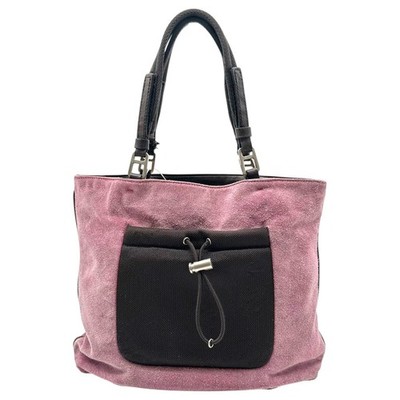 Prada Sport Pink Suede Mini Tote Bag | eBay