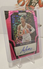 2025 Panini Prizm WNBA Satou Sabally Pink Pulsar Auto /35 #SG-SS Phoenix Mercury