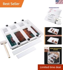 Large 15.7x7.9 No-Seal Epoxy Mold with Divider - Perfect for Creative Projects