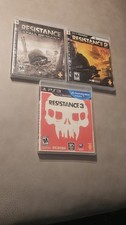 Resistance 1, 2 & 3 Trilogy Complete Collection PlayStation 3 PS3 Bundle CIB