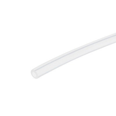 2.4mm IDx5.6mm OD 10ft Flexibel Silikon Gummi Wasser Luftschlauch Pumpentransfer