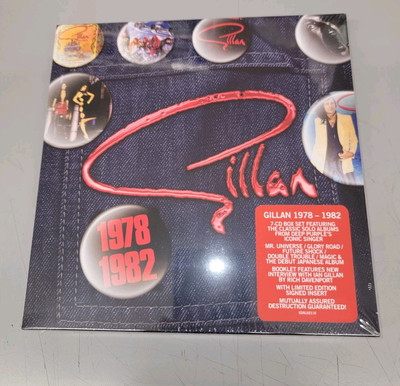 Deep Purple 's Ian Gillan Signed 1978-1982 Deluxe Autographed CD Boxset In Hand