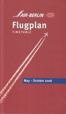 [m23] Flugplan / Timetable - Air Berlin - Sommer - 2006