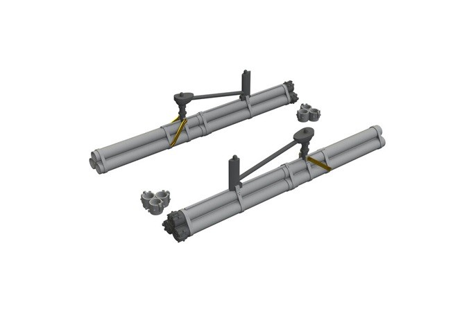 Eduard Accessories 672378 - 1:72 P-51D Bazooka Rocket Launcher - New