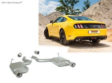 Ragazzon Duplex Sportauspuff Ford Mustang 6 Coupe 2.3l EcoBoost je 102mm gerollt