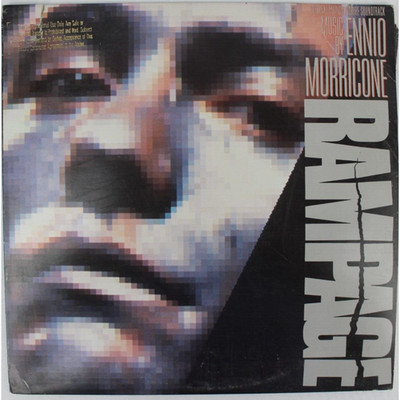 RAMPAGE SOUNDTRACK PROMO ENNIO MORRICONE LP 12'' VINYL RECORD *QUICK SHIP*