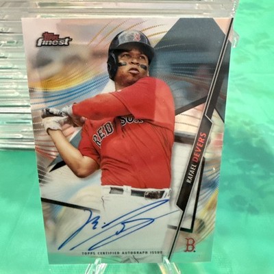 2020 Topps Finest - Finest Autographs Rafael Devers #FA-RD (AU)
