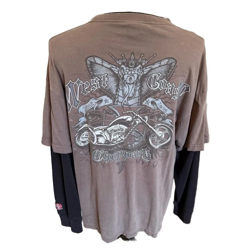 West Coast Choppers Long Sleeve T-Shirts for Men for sale - eBay