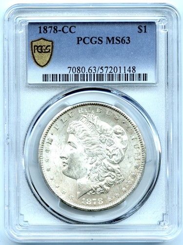1878-CC Morgan Dollar, PCGS MS63 - Picture 3 of 3