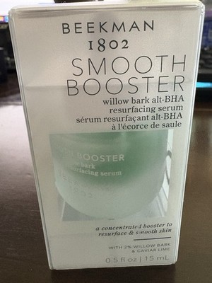 BEEKMAN 1802 SMOOTH BOOSTER  RESURFACING SERUM  0.5 FL oz  15 ML. NEW