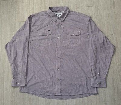 Poncho Outdoors  OG Good Bull  Western Longsleeve Pearl Snap Shirt XXL Vented