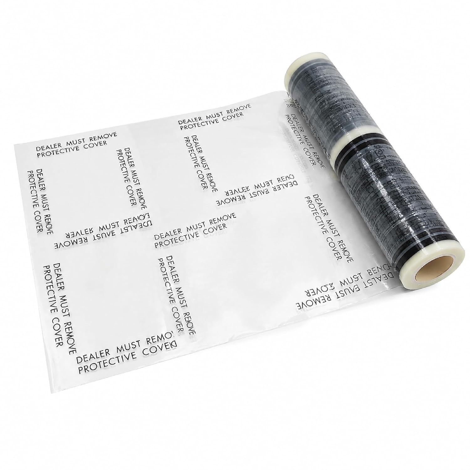 MAXIFILM 4 Mil Adhesive Automotive Clear Plastic Carpet Protector Film Roll 24 I