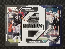 2024 Panini Contenders Tim Brown & Michael Irvin Historic Draft Class #10