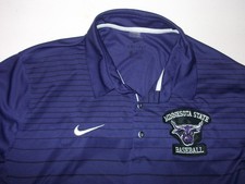 Nike Purple Minnesota State Mankato Mavericks BASEBALL shirt mens XL